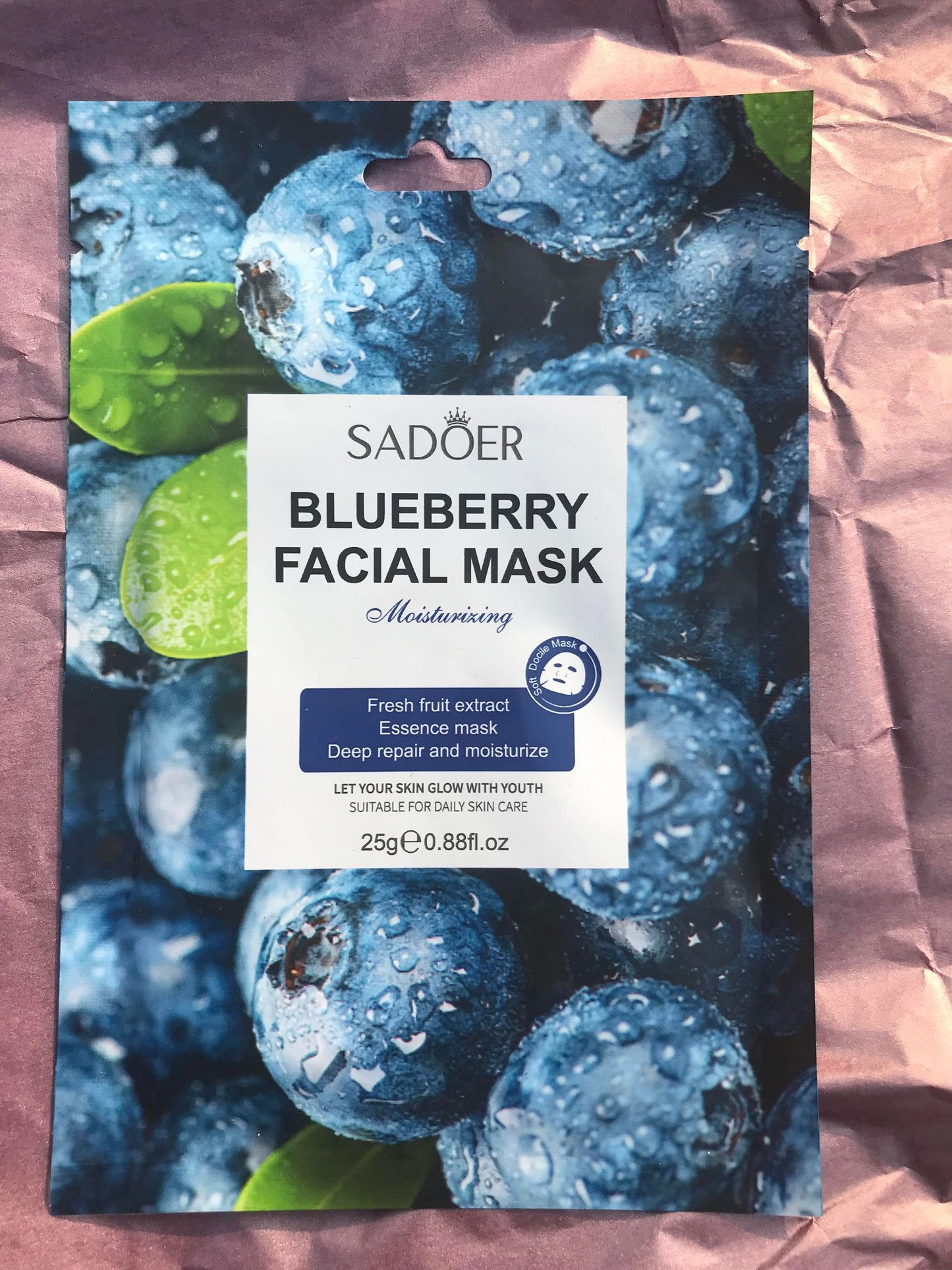 Hydrating Blueberry Skincare Peel Off Mask