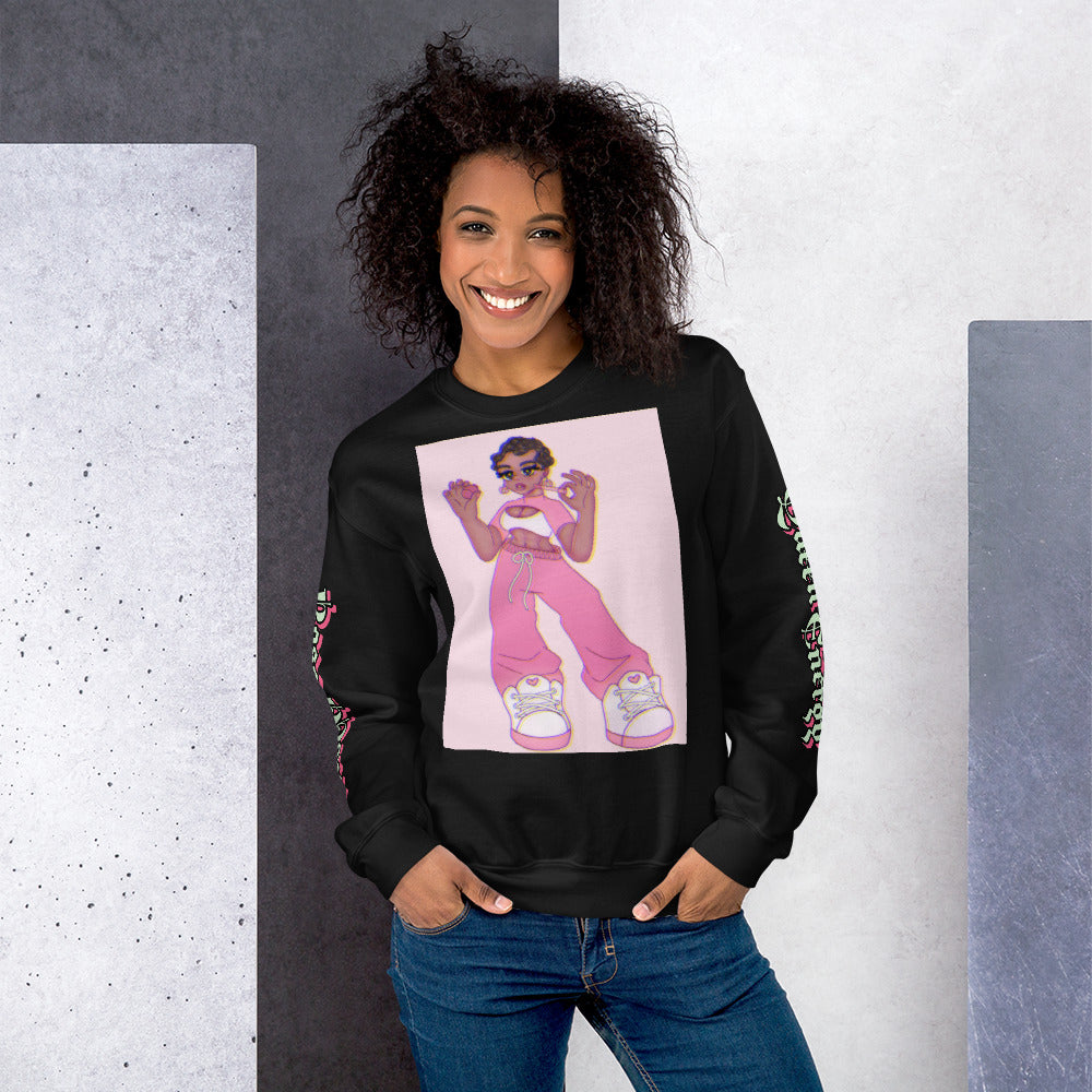 Natsu Haru - Moe Lipgloss Girl Sweatshirt