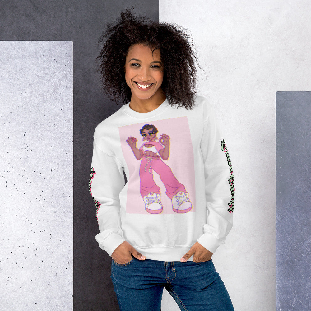 Natsu Haru - Moe Lipgloss Girl Sweatshirt